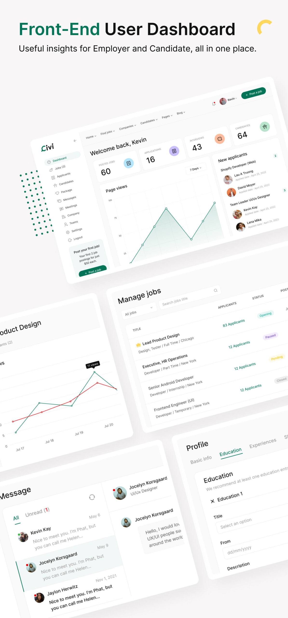 Civi - Job Board WordPress Theme