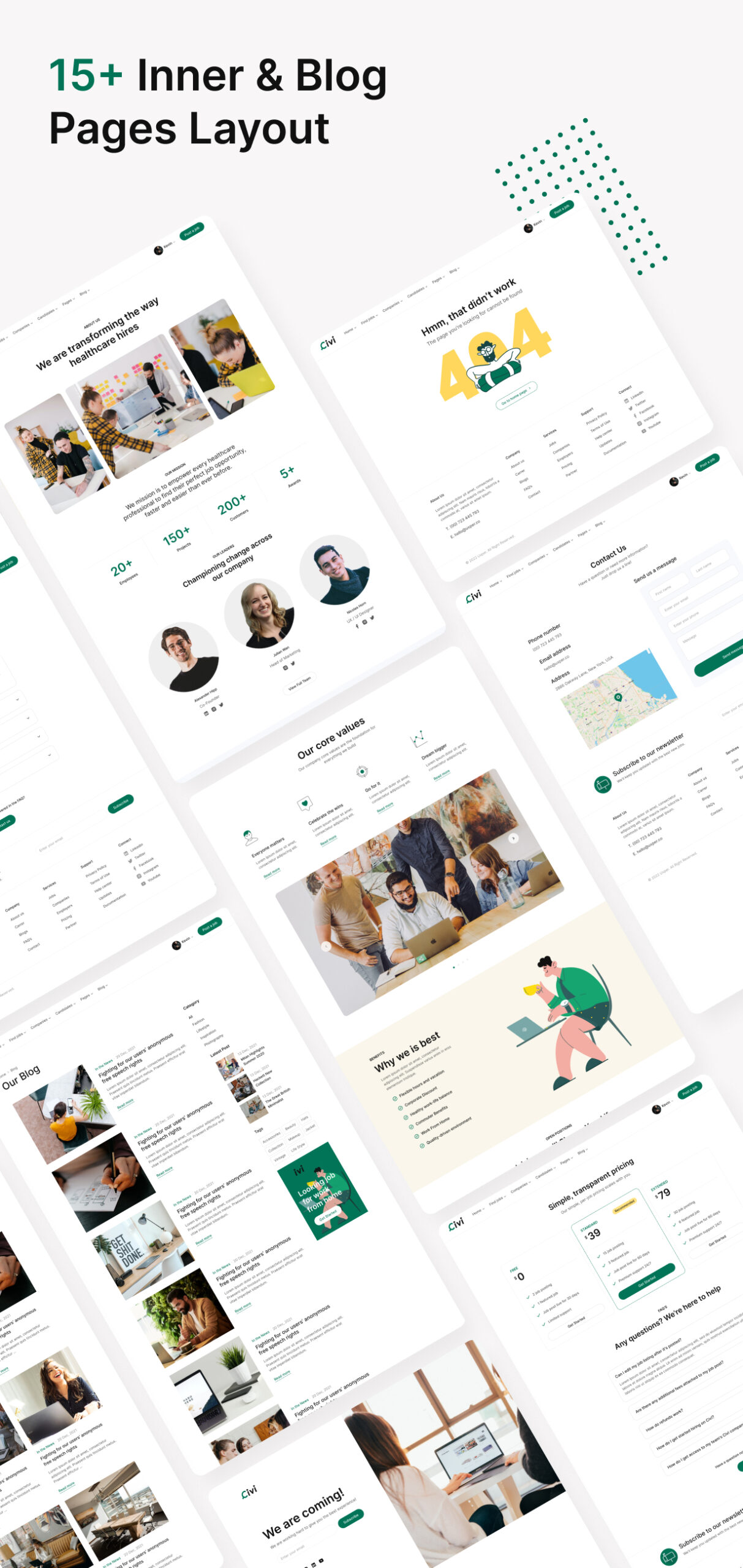 Civi - Job Board WordPress Theme