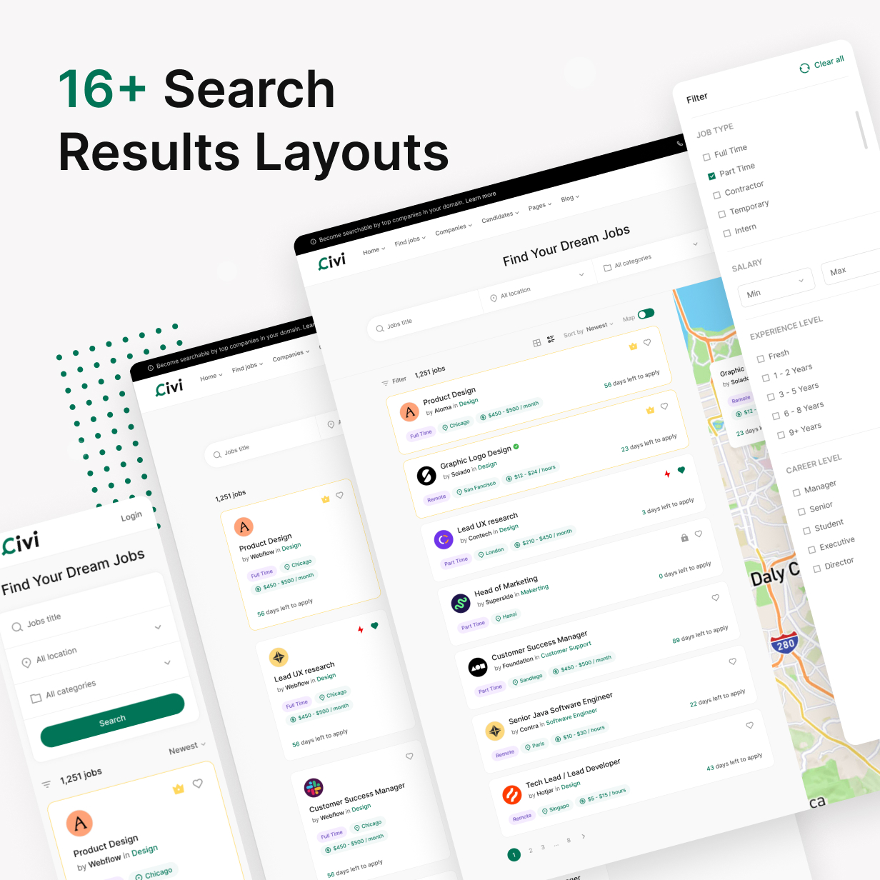 Civi - Job Board WordPress Theme